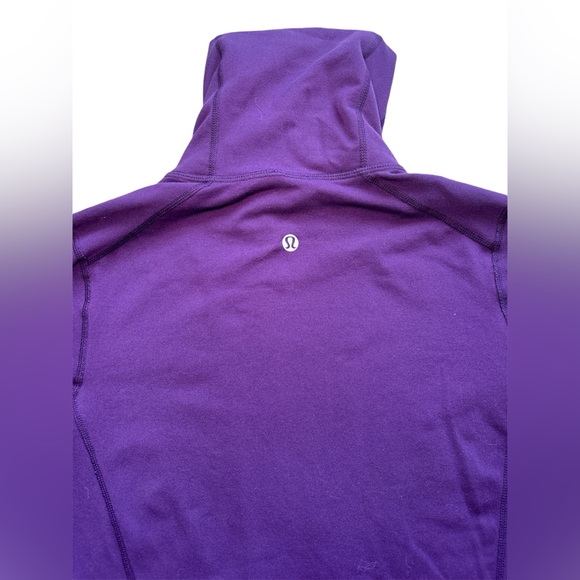 Lululemon Origami Stride Full Zip Athletic Sweatshirt Jacket Purple Size 6 - Picture 5 of 5
